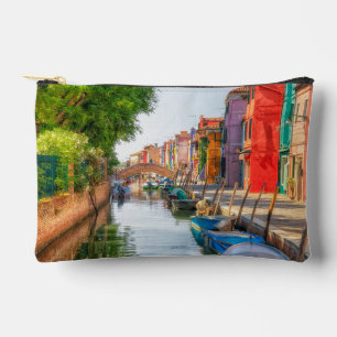 Entdecken Sie den lebendigen Charme von Burano Zubehörtasche