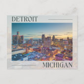 Entdecken Sie den lebendigen Geist von Detroit, Mi Postkarte (Vorderseite)
