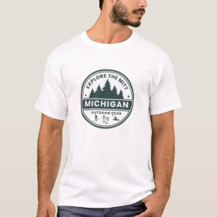 Entdecken Sie den Mitt, Michigan Mens T - Shirt