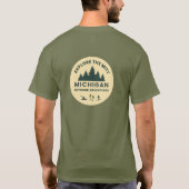Entdecken Sie den Mitt, Michigan Mens T - Shirt (Rückseite)