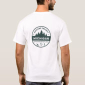 Entdecken Sie den Mitt, Michigan Mens T - Shirt (Rückseite)