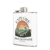 Entdecken Sie den Nationalpark der Großen Smoky-Be Flachmann (Links)