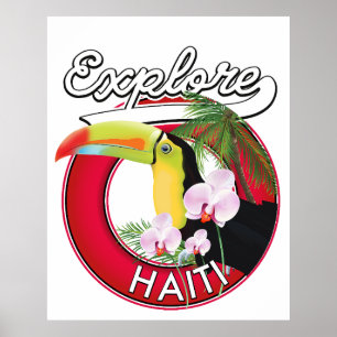 Entdecken Sie den Reisepatch für das Logo von Hait Poster