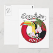 Entdecken Sie den Reisepatch für das Logo von Hait Postkarte (Vorne/Hinten)