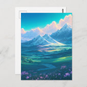Entdecken Sie den Reiz des Tals Postkarte (Vorne/Hinten)