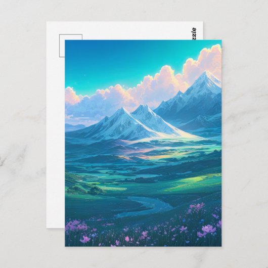 Entdecken Sie den Reiz des Tals Postkarte (Vorne/Hinten)