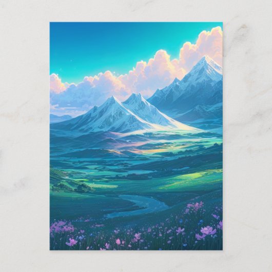 Entdecken Sie den Reiz des Tals Postkarte (Vorderseite)