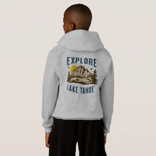Entdecken Sie den Tahoe-See Berge California Nevad Hoodie