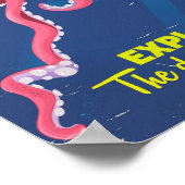 Entdecken Sie den tiefen Ozean Poster (Ecke)