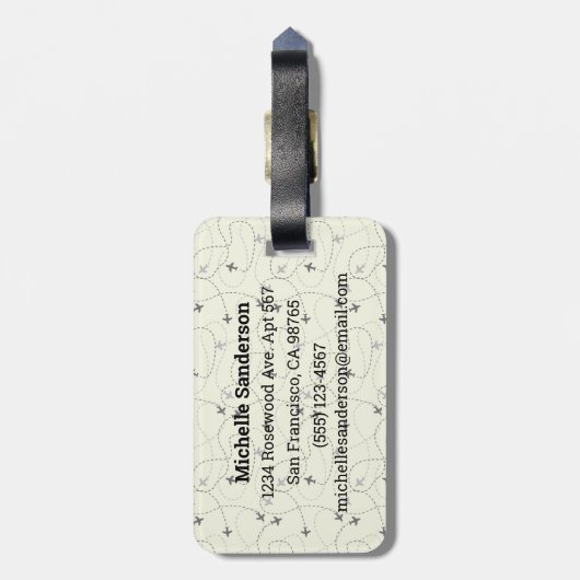 Entdecken Sie den Traum Entdecken Sie den Gepäcktr Gepäckanhänger (Rückseite vertikal)