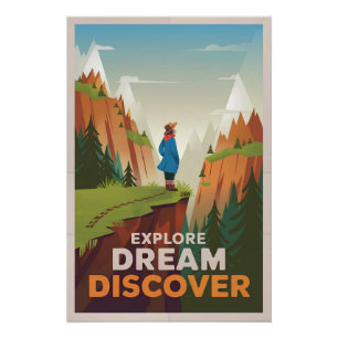 Entdecken Sie den Traum Poster