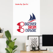 Entdecken Sie den Traum Poster (Heimbüro)
