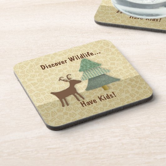 Entdecken Sie den Untersetzer Wildlife Cork (Linke Seite)