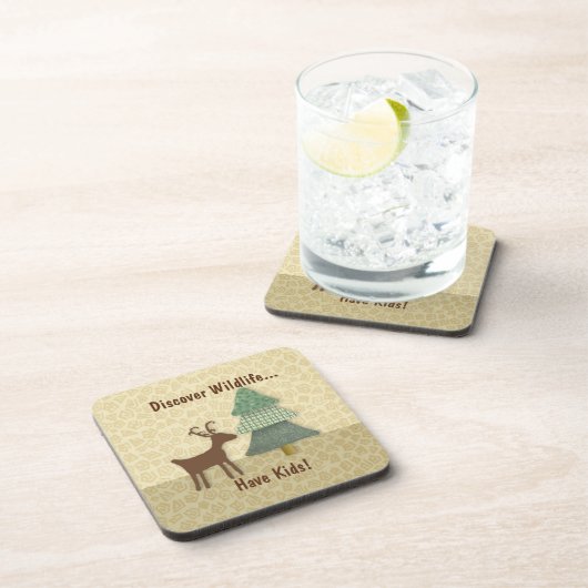 Entdecken Sie den Untersetzer Wildlife Cork (Rechte Seite)