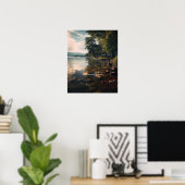 Entdecken Sie den Zauber eines Sees Poster (Heimbüro)