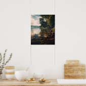 Entdecken Sie den Zauber eines Sees Poster (Küche)