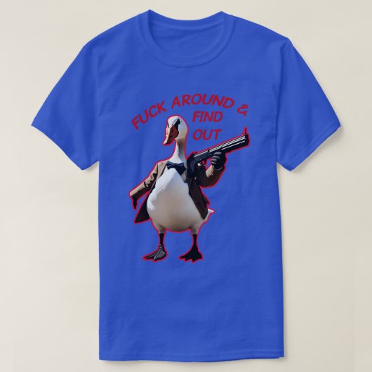 Entdecken Sie die Alberne Gans T-Shirt (Design vorne)
