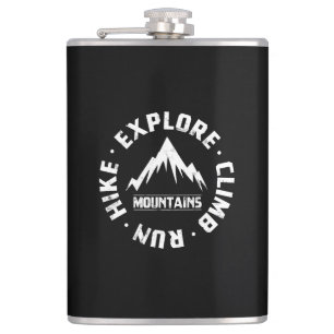 Entdecken Sie die Berge Flachmann