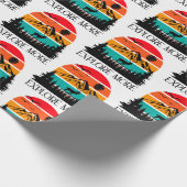 Entdecken Sie die Bergwelt Erlebnis der Natur Outd Geschenkpapier (Ecke)