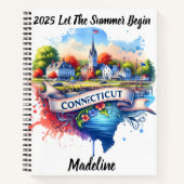 Entdecken Sie die charmante Küstenstadt Connecticu Notizblock (Vorderseite)
