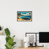 Entdecken Sie die Côte d'Azur Poster (Heimbüro)
