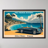 Entdecken Sie die Côte d'Azur Poster (Vorne)