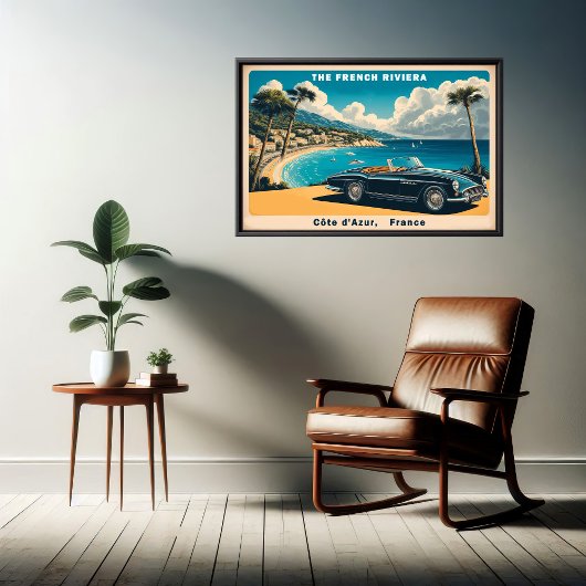 Entdecken Sie die Côte d'Azur Poster