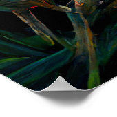 Entdecken Sie die Dschungelwelt durch die Kunst Poster (Ecke)