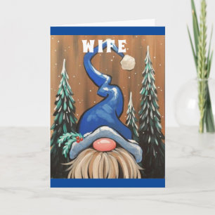 ENTDECKEN SIE DIE EHEFRAU "MISTLETOS FOR CHRISTMAS FEIERTAGSKARTE