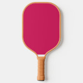 Entdecken Sie die Eleganz rosa Hintergrunds Pickleball Schläger (Rückseite)
