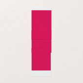 Entdecken Sie die Eleganz rosa Hintergrunds Visitenkarten (Innenseite Aufgefaltet)