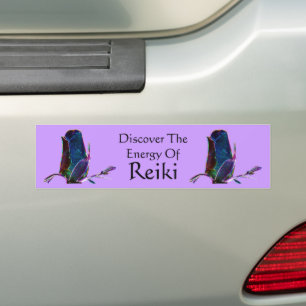 Entdecken Sie die Energie von Reiki Autoaufkleber