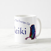 Entdecken Sie die Energie von Reiki Kaffeetasse (VorderseiteRechts)
