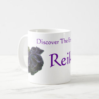Entdecken Sie die Energie von Reiki Purple Rose Kaffeetasse