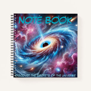 Entdecken Sie die Geheimnisse des Universums Notizblock