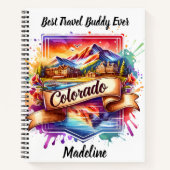 Entdecken Sie die lebendige Landschaft Colorados Notizblock (Vorderseite)