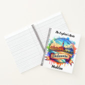 Entdecken Sie die lebhaften Küsten und Attraktione Notizblock (Innenseite)
