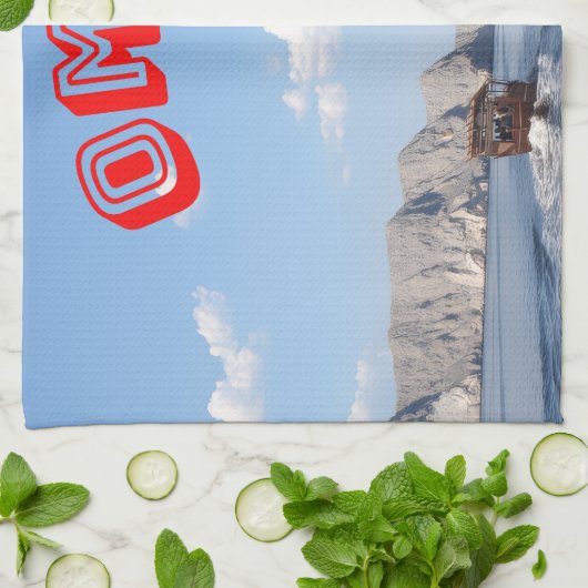 Entdecken Sie die majestätische Schönheit der Oman Geschirrtuch (Gefaltet)