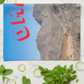 Entdecken Sie die majestätischen Landschaften Oman Geschirrtuch (Gefaltet)