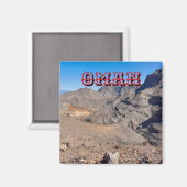 Entdecken Sie die majestätischen Landschaften Oman Magnet (Vorderseite/Rückseite)