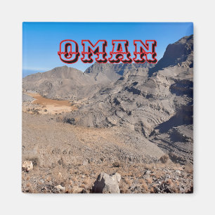 Entdecken Sie die majestätischen Landschaften Oman Magnet