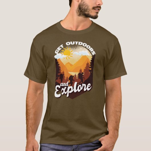 Entdecken Sie die Natur Vintag T-Shirt (Vorderseite)