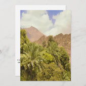 Entdecken Sie die Oase Feiertagskarte (Vorne/Hinten)