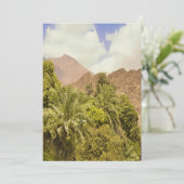 Entdecken Sie die Oase Feiertagskarte (Stehend Vorderseite)