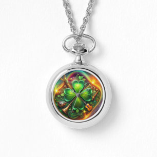 Entdecken Sie die perfekte Harmonie von Kleeblatt, Armbanduhr