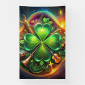 Entdecken Sie die perfekte Harmonie von Kleeblatt, Banner (Vertikal)