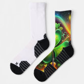 Entdecken Sie die perfekte Harmonie von Kleeblatt, Socken (Links)