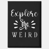 Entdecken Sie die seltsame Angebotsgestaltung Magnet (Vorderseite)