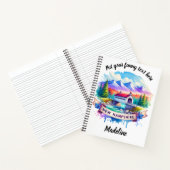 Entdecken Sie die überdachte Brücke von New Hampsh Notizblock (Innenseite)