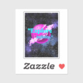 Entdecken Sie die Unendlichkeit Aufkleber (Blatt)